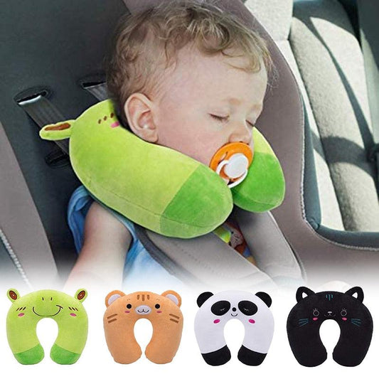 Cartoon Kids U-shaped Pillow Plush Neck Pillow Nap Pillow Lunch Break Pillow Cervical Pillow Travel Pillows Multi-Color Cartoon U Shaped Neck Pillow Comfortable Travel Pillow Inflatable Pillow Neck Pillow Lightweight Soft Pillows Comfortable for Children