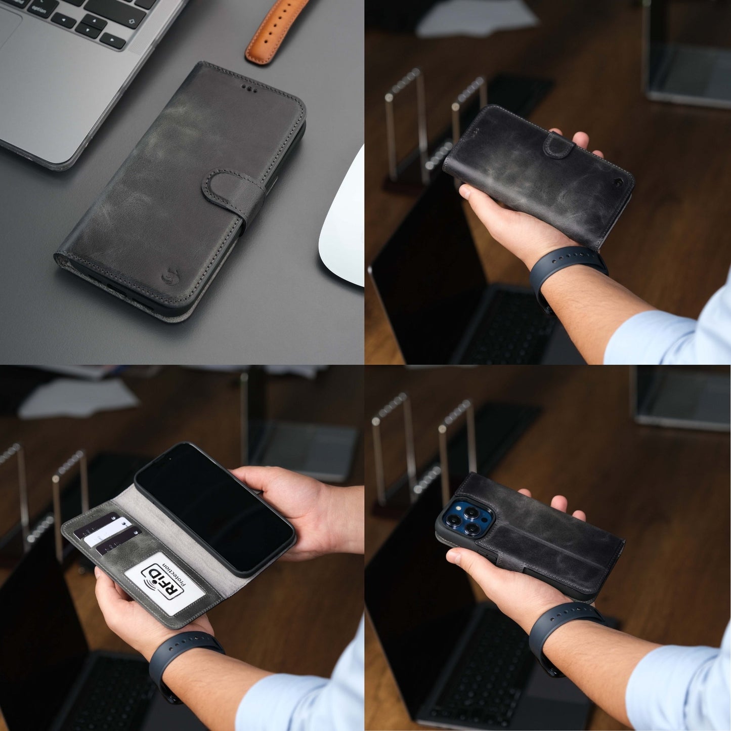 Casper iPhone 16 Pro Max Wallet Case Leather MagSafe