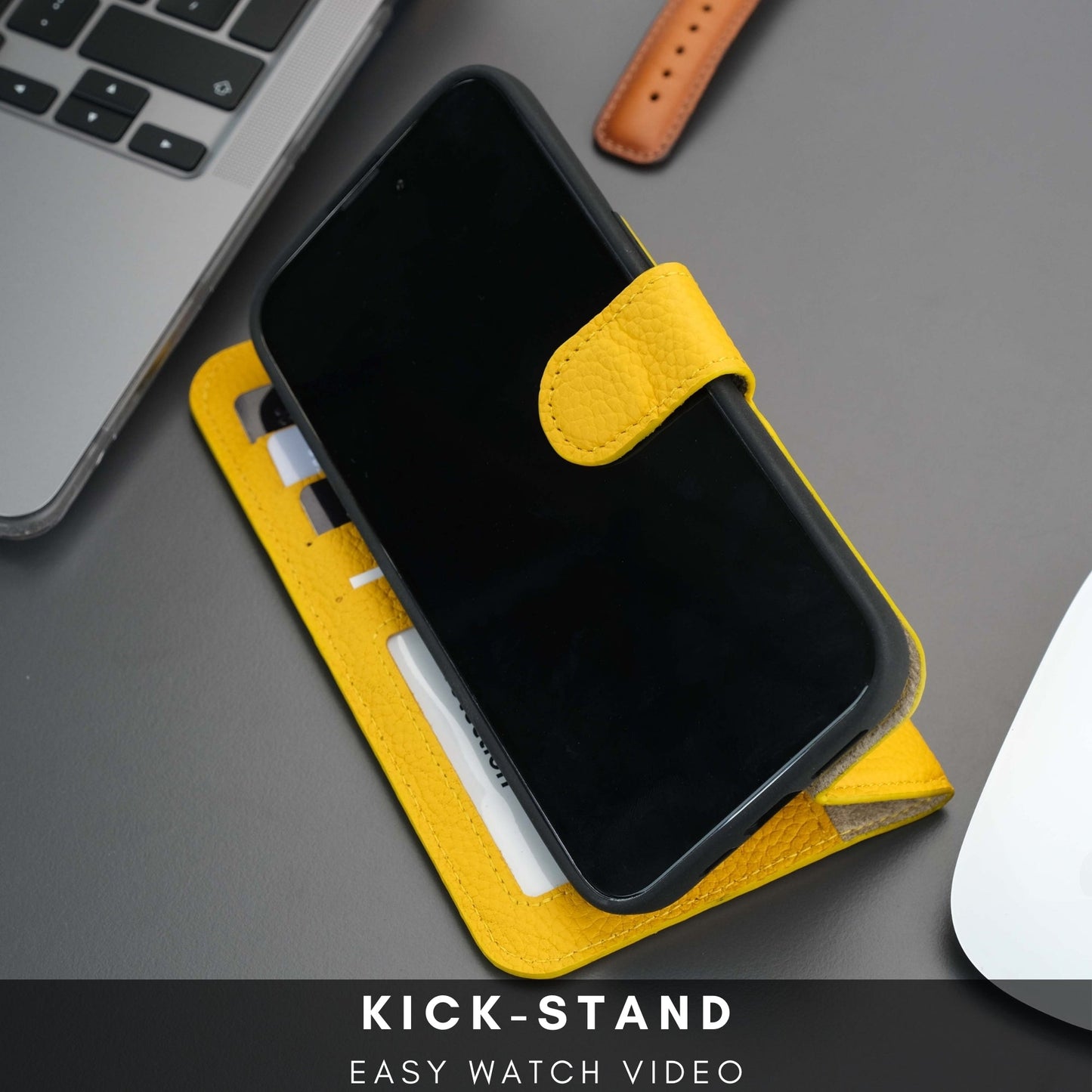 Casper Leather iPhone 14 Pro Wallet Case | MagSafe