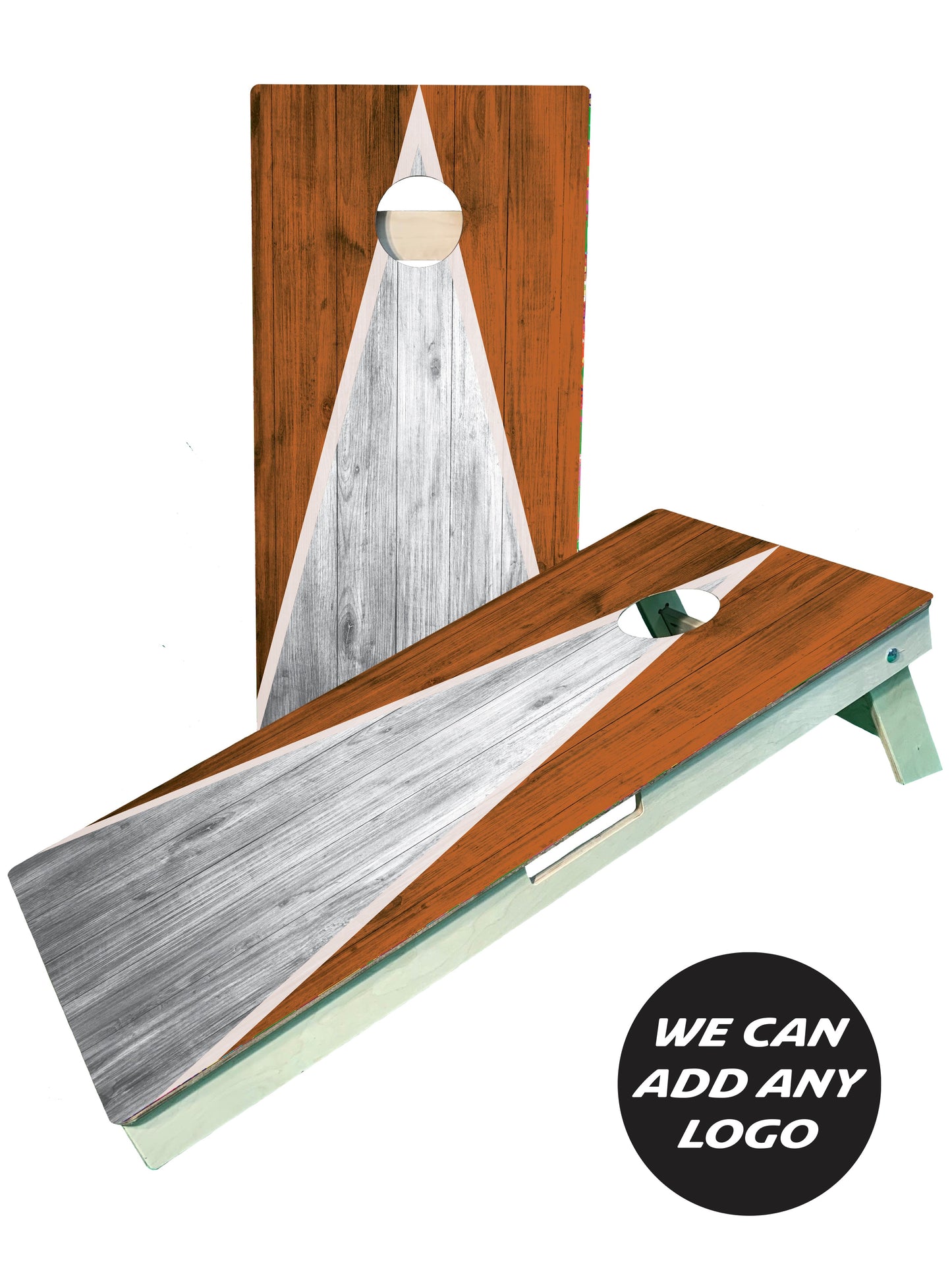 Plain Triangle Design Cornhole Set