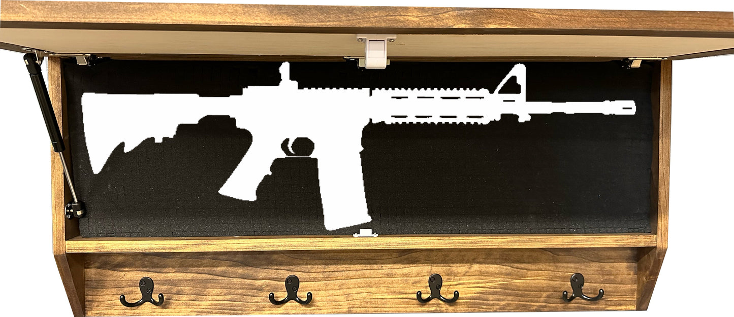 Coat Rack Hidden Gun Storage - Welcome