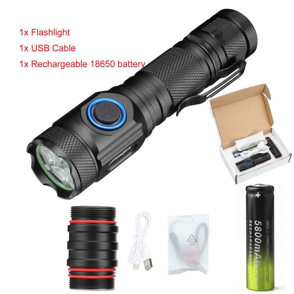 Rechargeable Tactical Flashlight - Powerful and Convenient