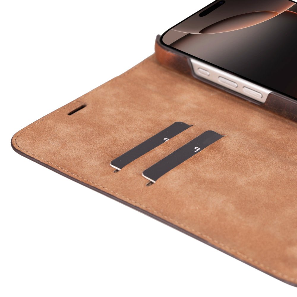 Decatur Leather iPhone 16 Pro Max Folio Case