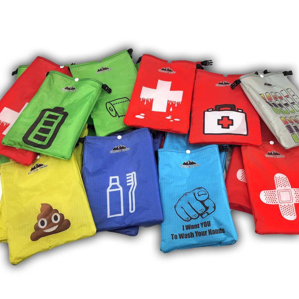 Ditty Bags - Printed Dry Bags (Challenge D50T ultralight fabric)