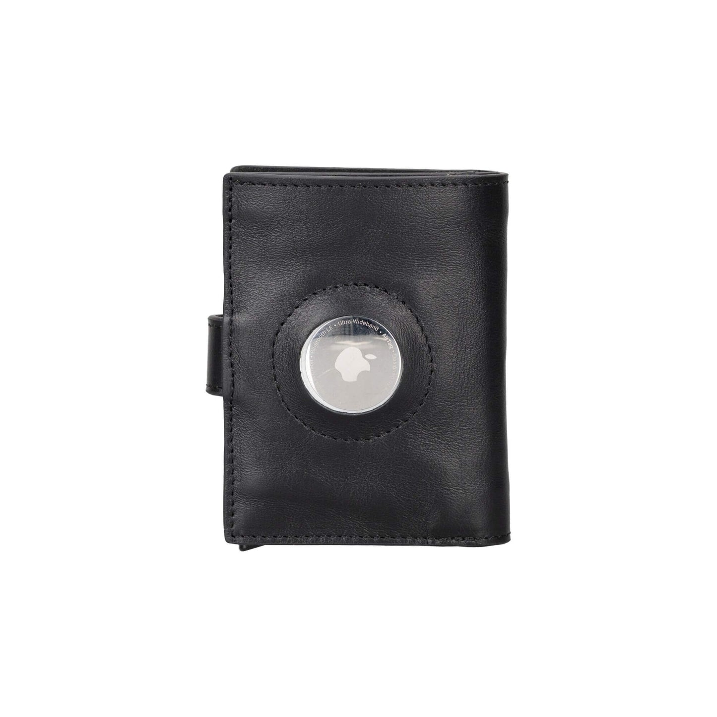 Douglas Genuine Leather Pop-Up Wallet with AirTag Slot - RFID Blocking Cardholder