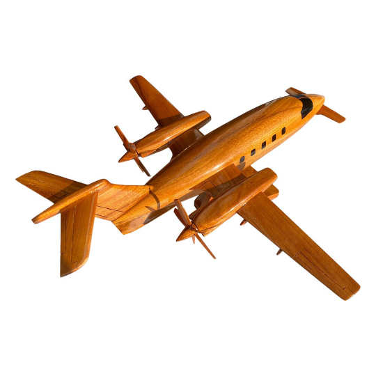 P-180 ( P180 ) Piaggio Mahogany wood Airplane model