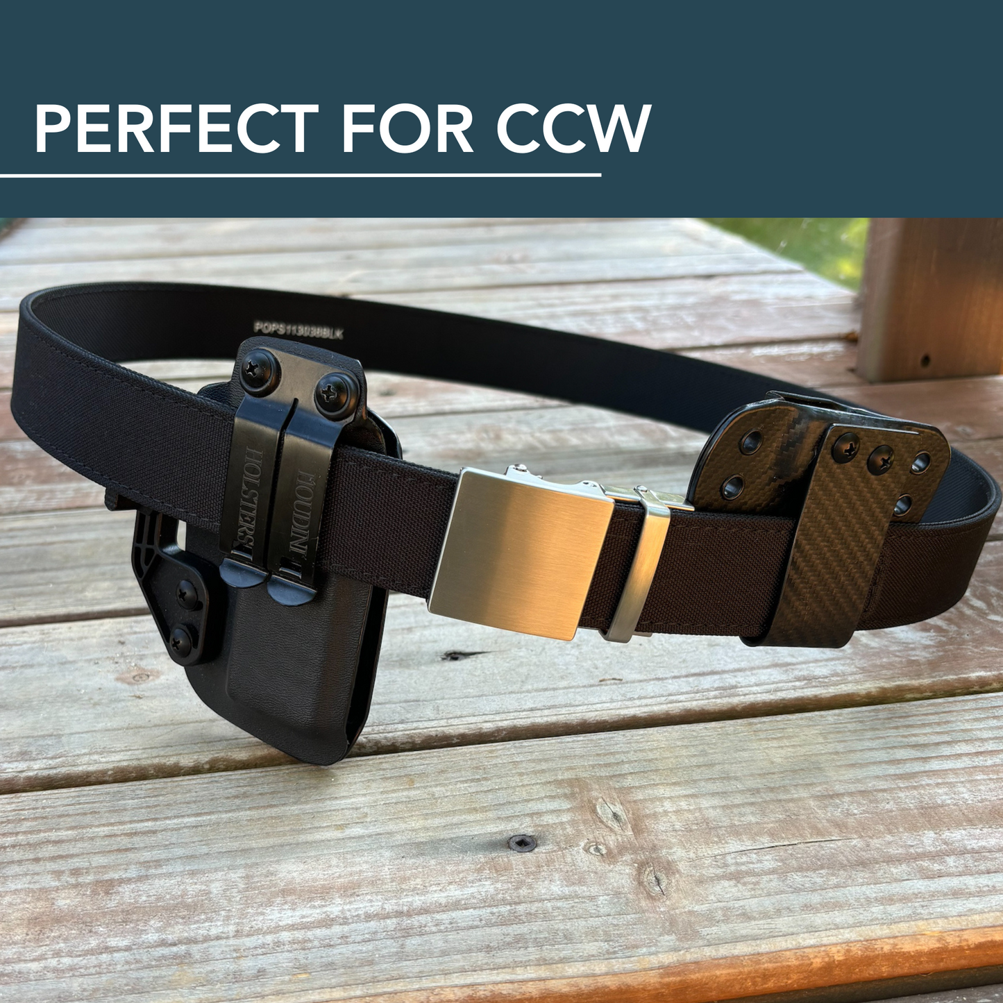 OS 1911 1.0 EDC Belt 1.5" Width Ballistic Nylon for Everyday Carry