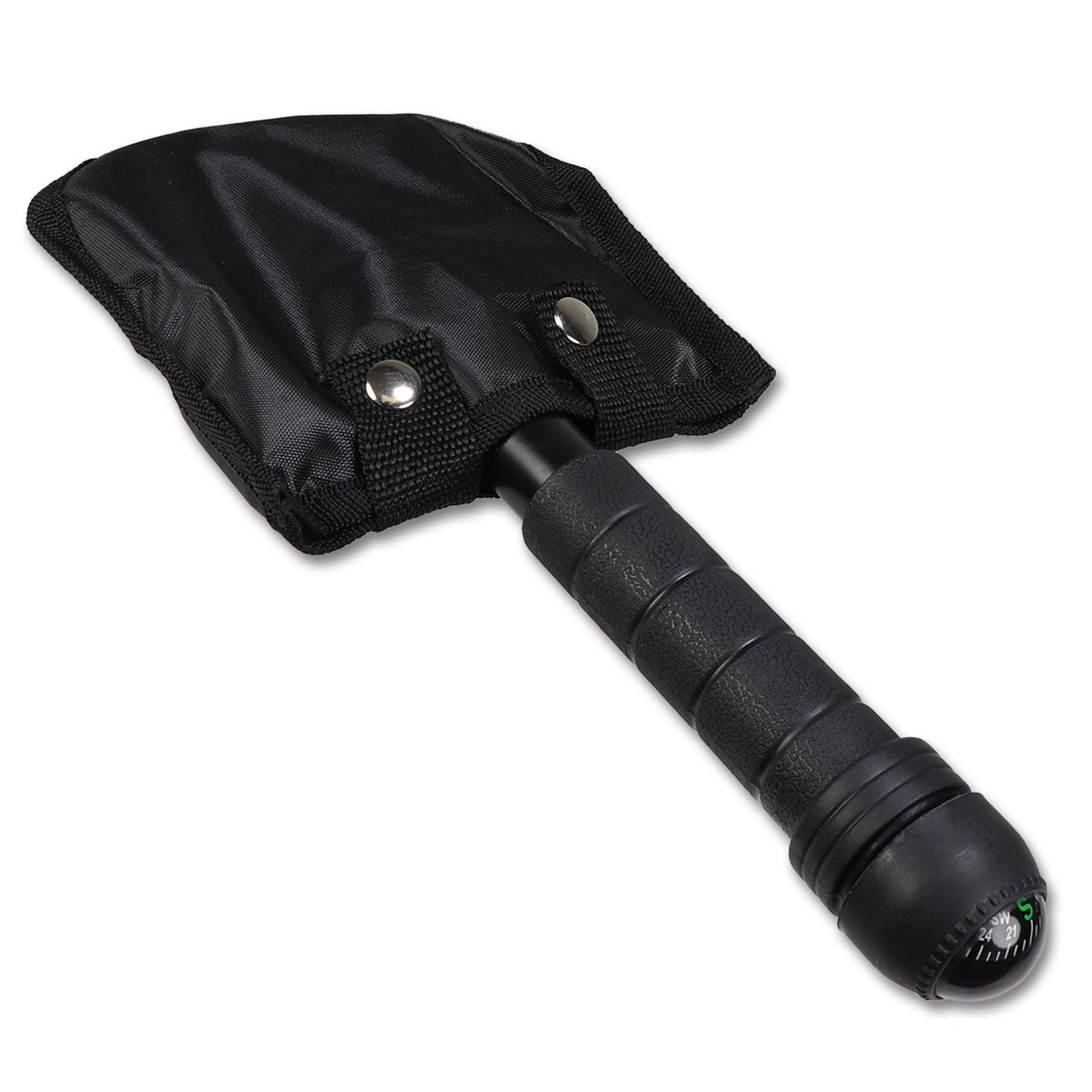 Compact Multi-Function Survival Shovel | Folding Tool with Compass & Survival Kit