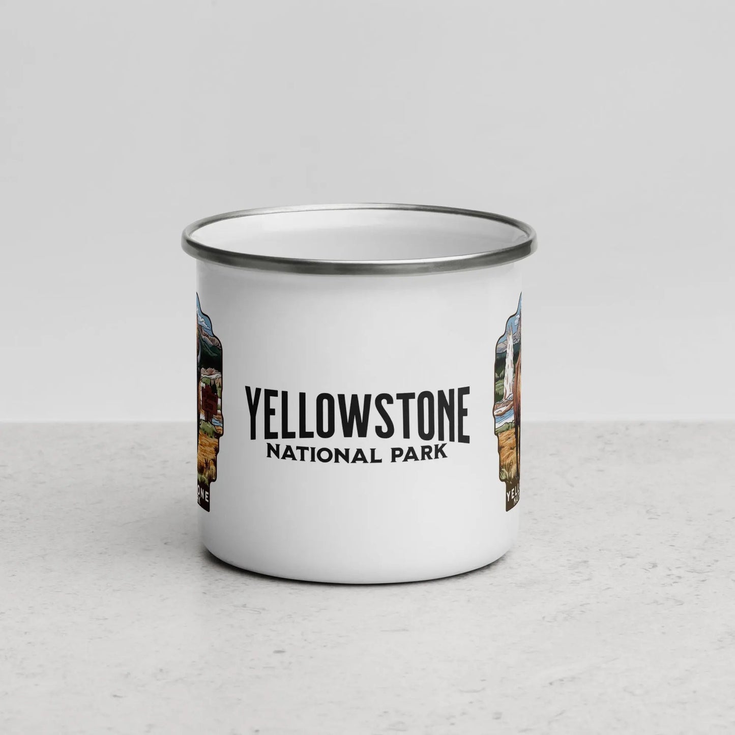 Yellowstone National Park Durable Enamel Camp Mug