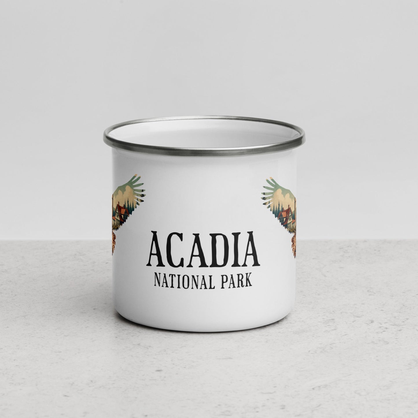 Acadia National Park Bird Camp Mug