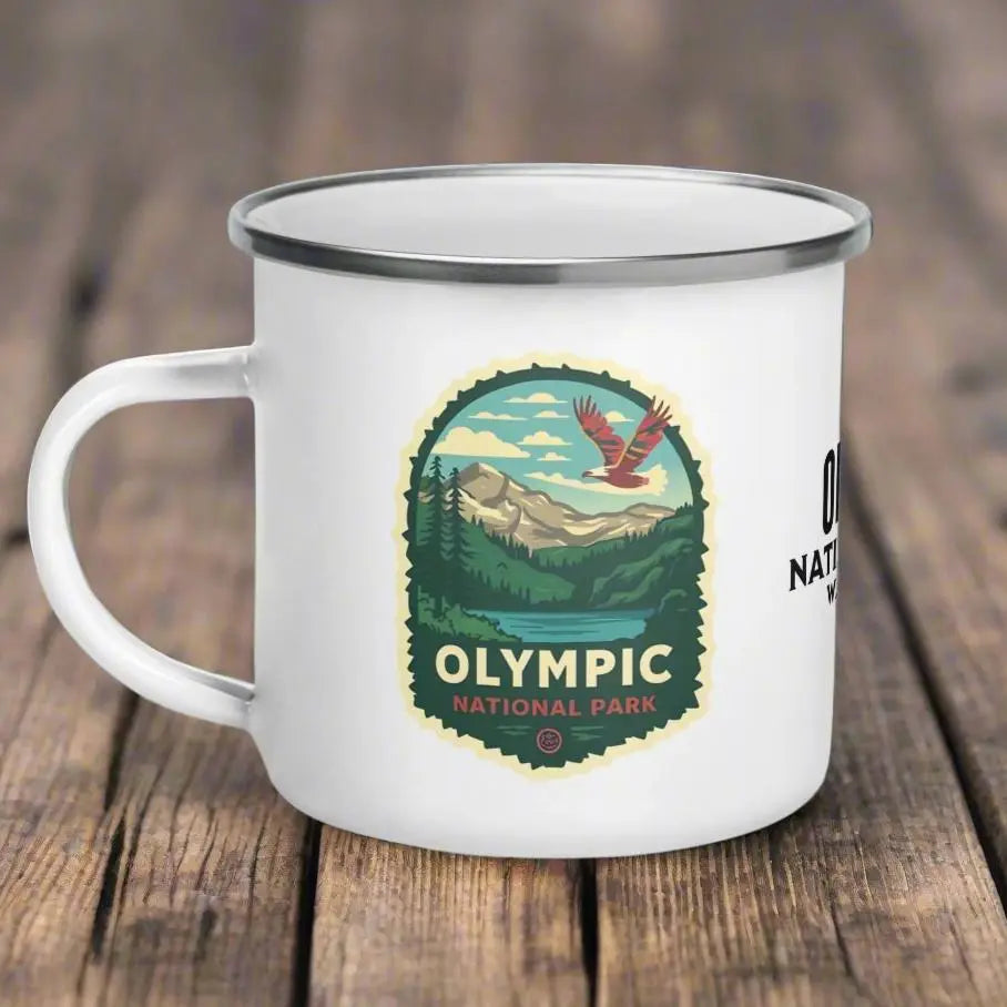 Olympic National Park Durable Enamel Camp Mug