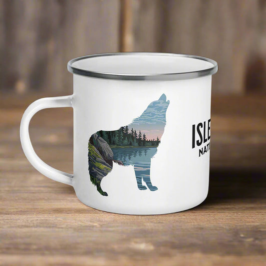 Isle Royale National Park Wolf Camp Mug