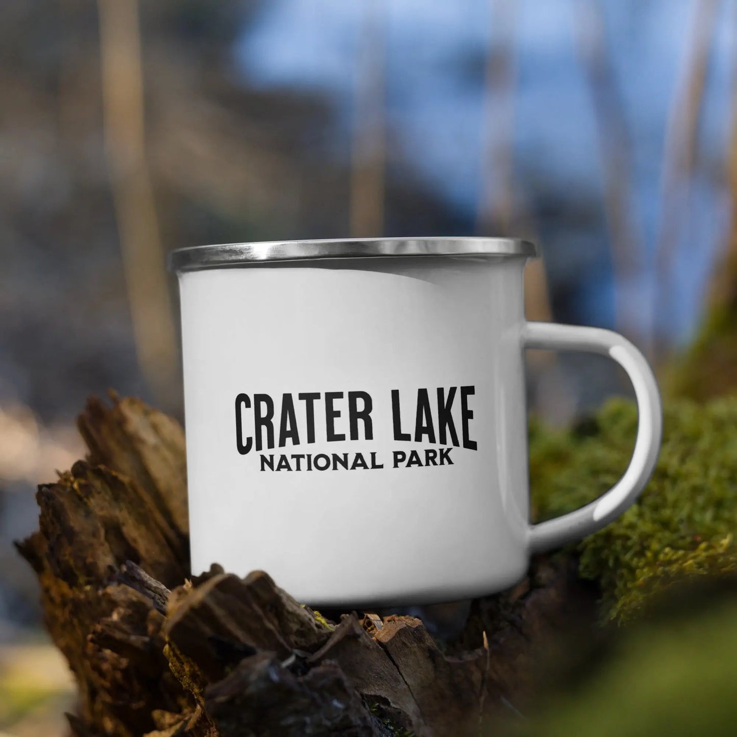 Crater Lake National Park Durable Enamel Camp Mug