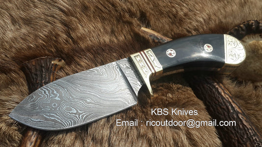 Custom Handmade Personalized Deer Skinning Knife – 8.5 Inches