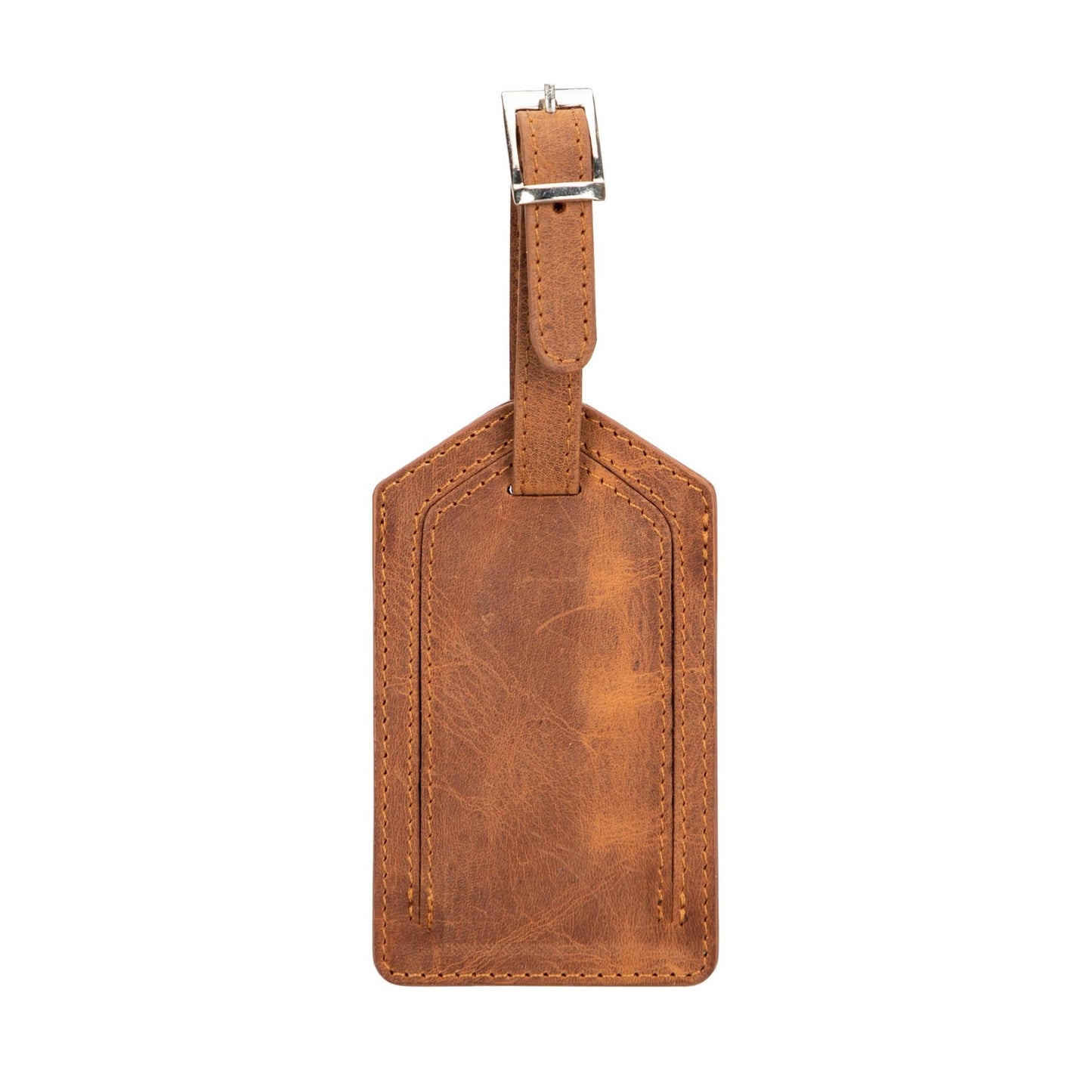 Estes Genuine Leather Luggage Tag with AirTag Slot