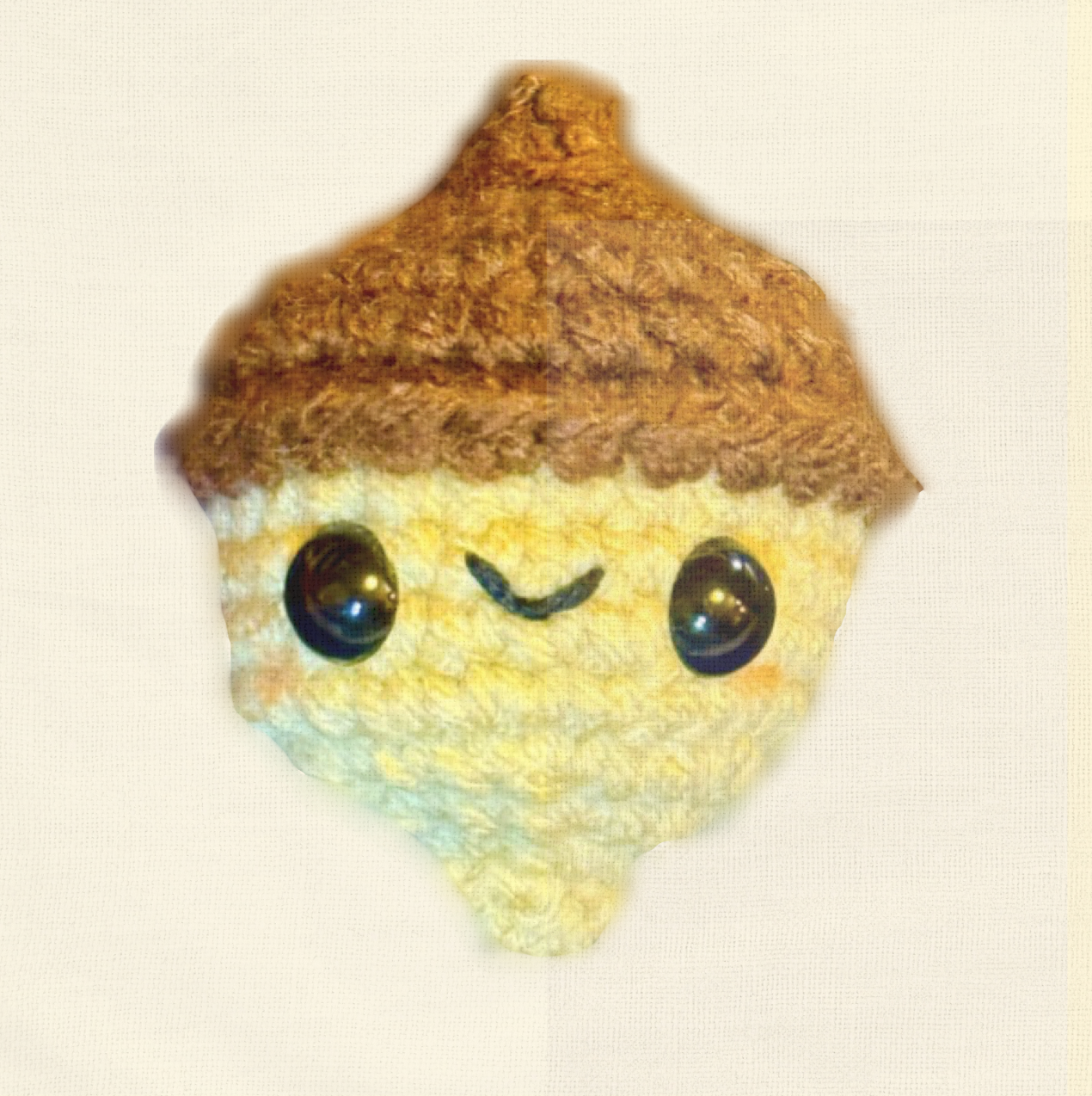 Handmade Catnip Toy | Augie the Acorn Chunkle Puff Infused with Miracle Nip Botanicals