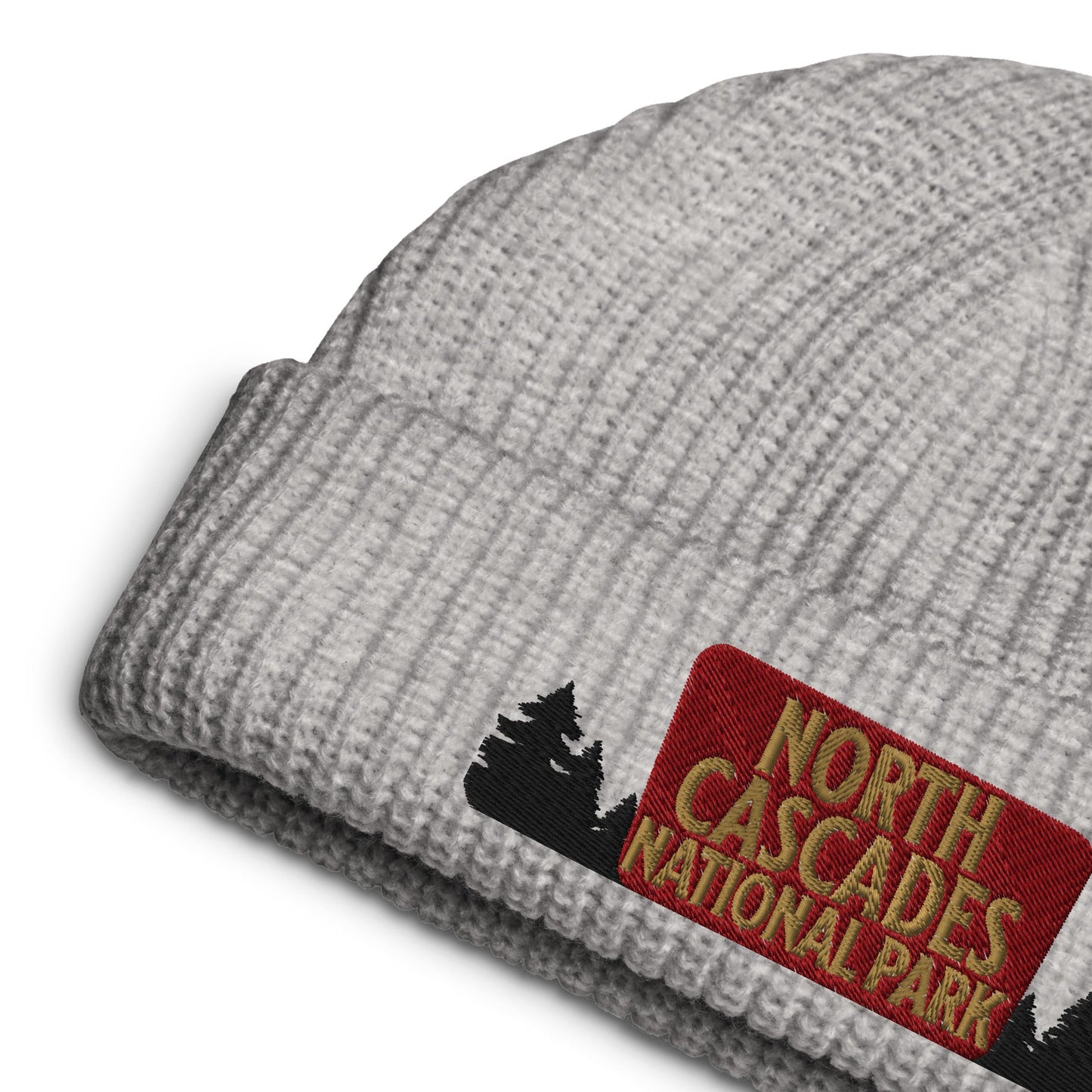 North Cascades National Park Embroidered Beanie