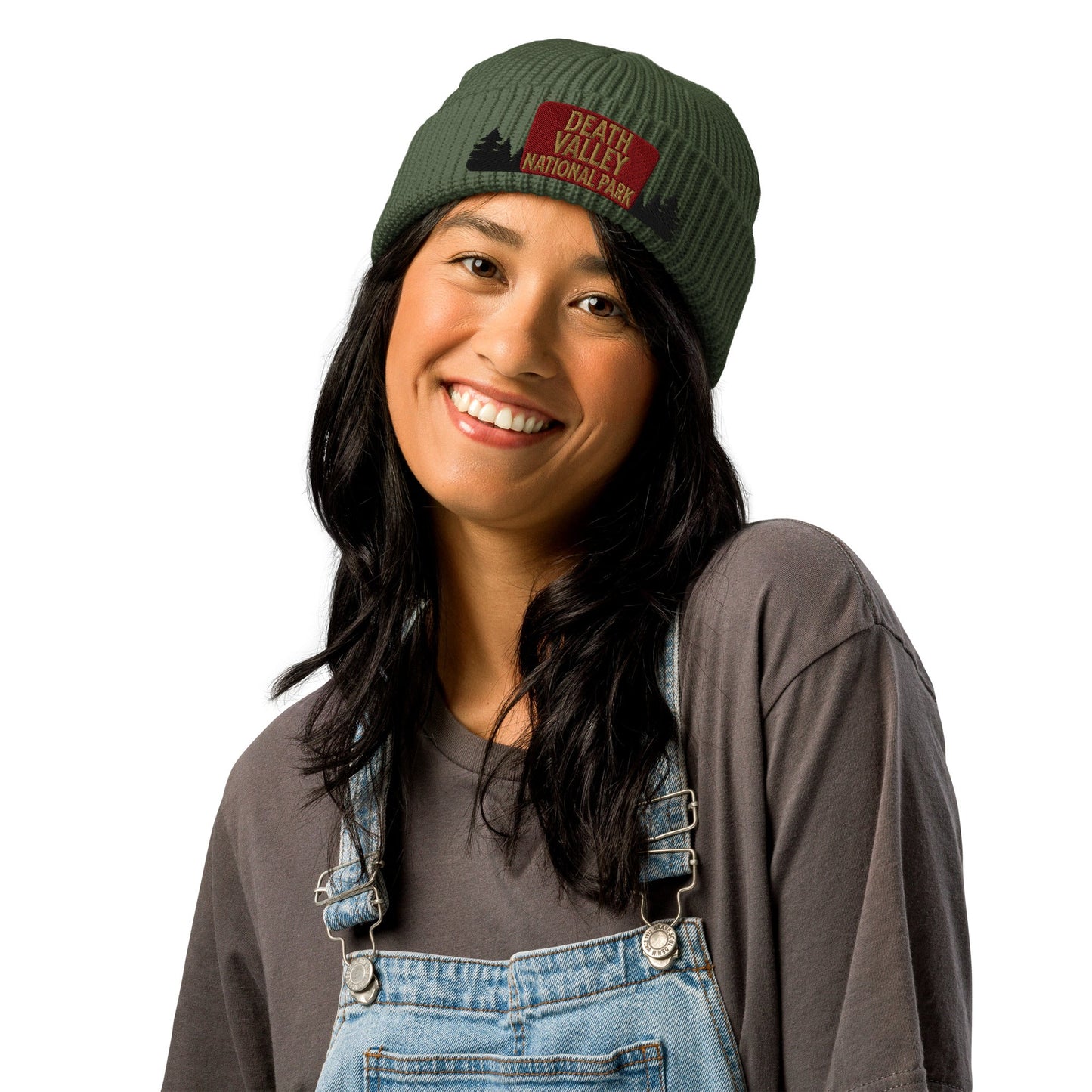 Death Valley National Park Sign Embroidered Beanie Wharf Style