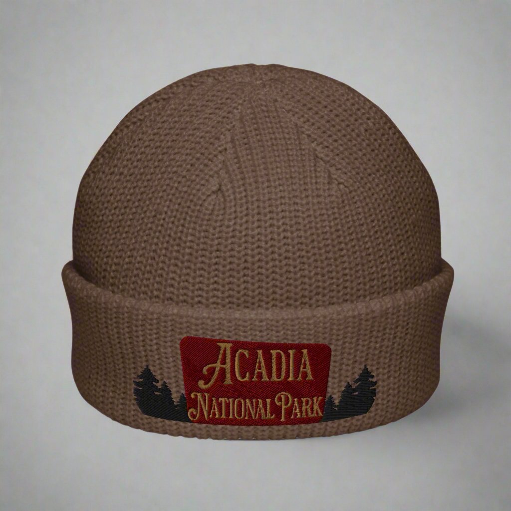 Acadia National Park Embroidered Beanie