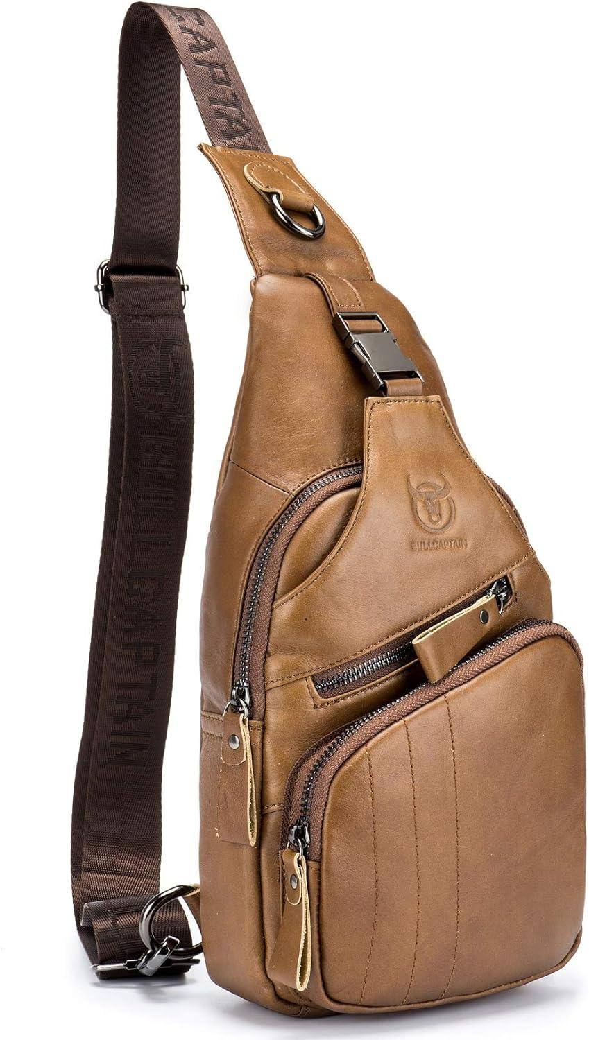 Leather Crossbody Chest Bag – Refined & Rugged