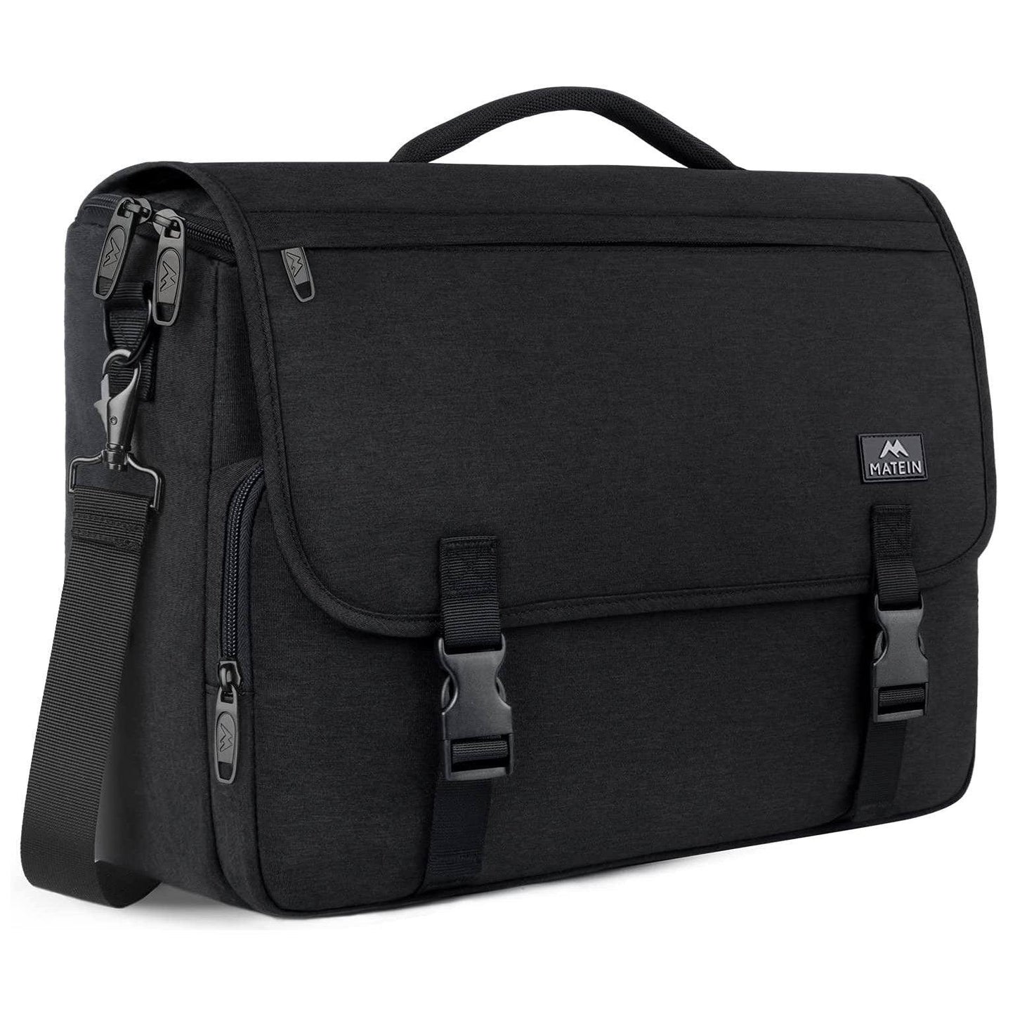 Nylon Messenger Bag – Water-Resistant 15.6″ Laptop Crossbody