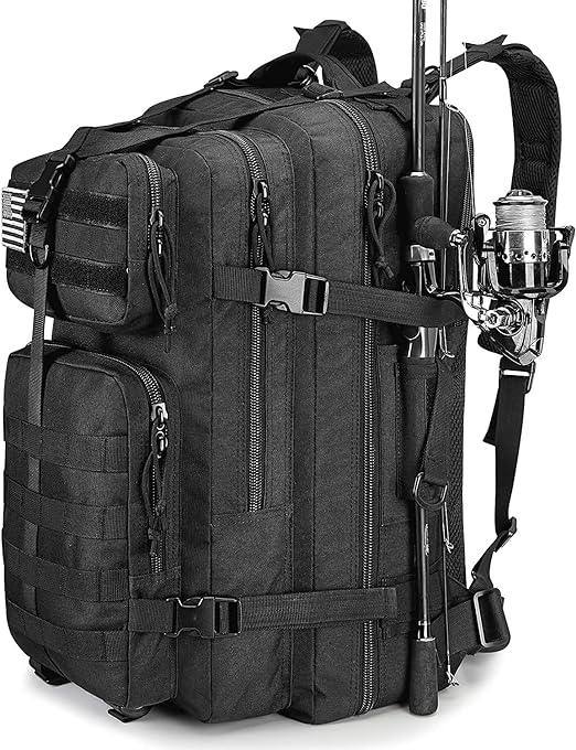 50L Tactical Backpack – 1000D MOLLE Insulated Military Pack