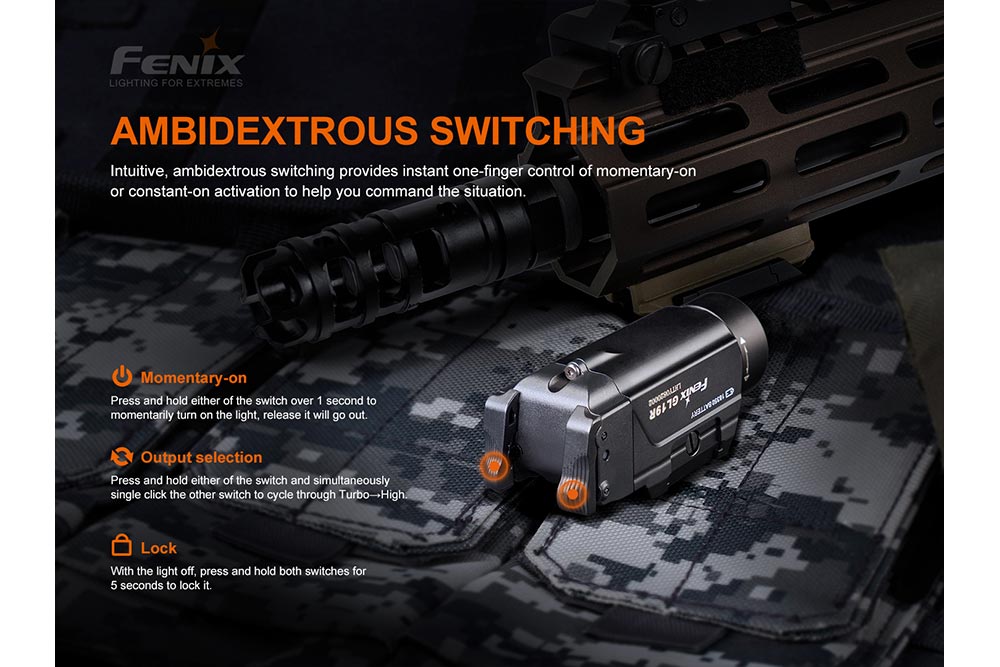 Fenix GL19R Rechargeable Tactical Light - Discontinued