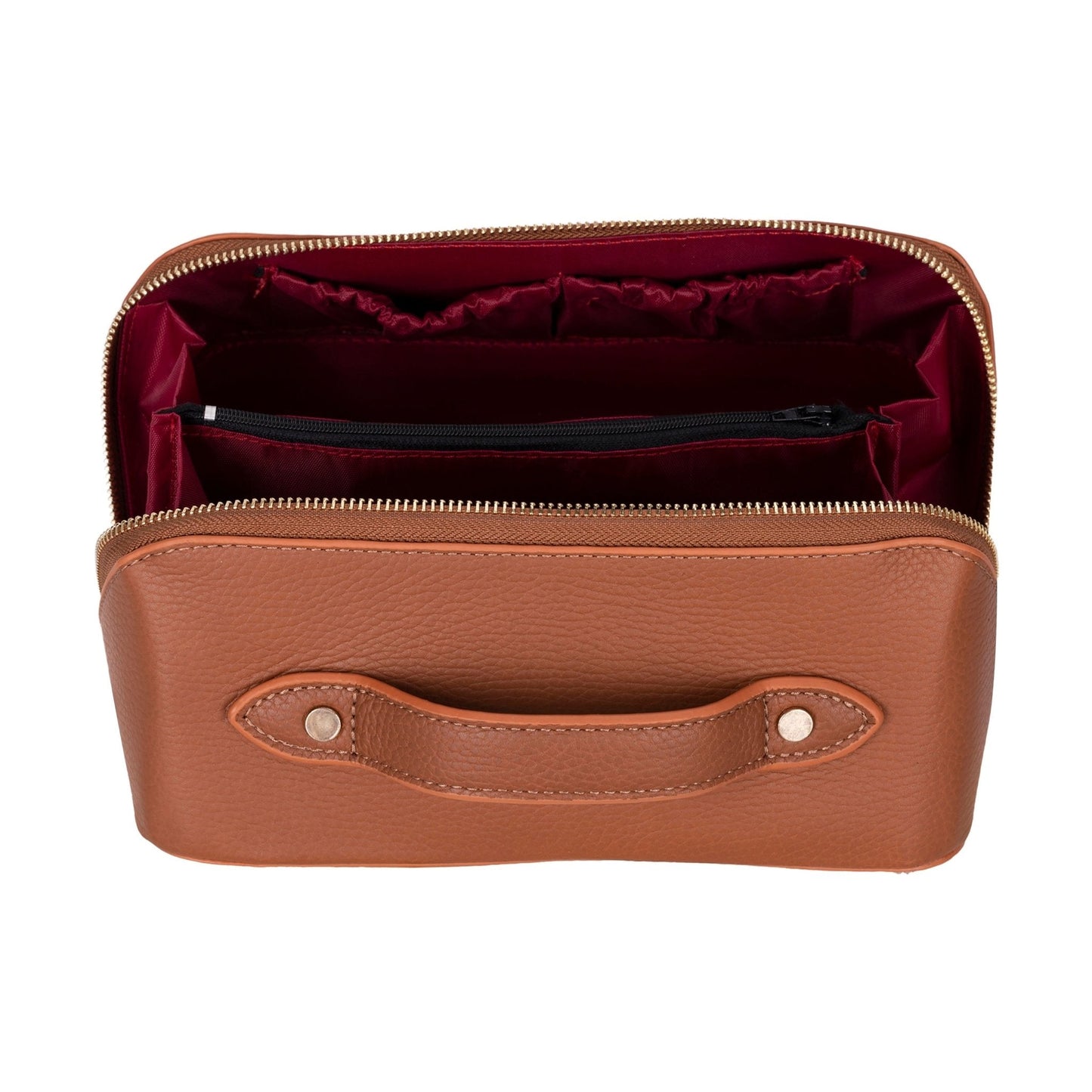 Haines Leather Cosmetic Bag – Stylish & Durable Makeup Bag for Travel