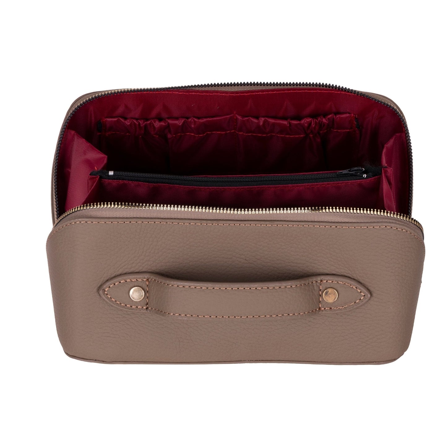 Haines Leather Cosmetic Bag – Stylish & Durable Makeup Bag for Travel