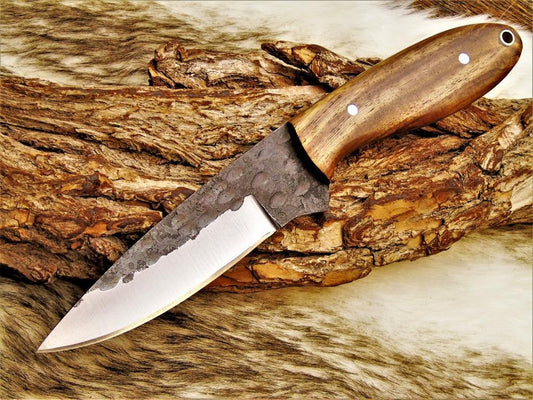 Custom Handmade Hand Forged Carbon Steel Hunting Skinning Knife