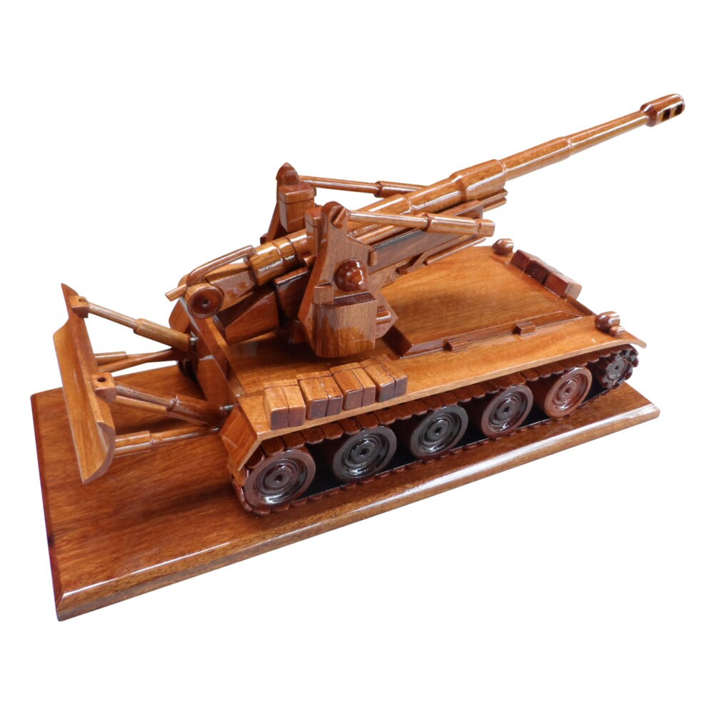 M-110 ( M110 ) Howitzer cannon Mahogany wood model