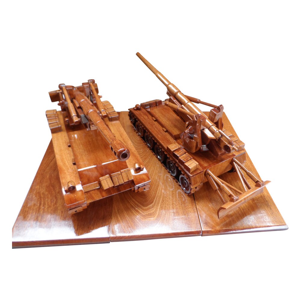 M-110 ( M110 ) Howitzer cannon Mahogany wood model