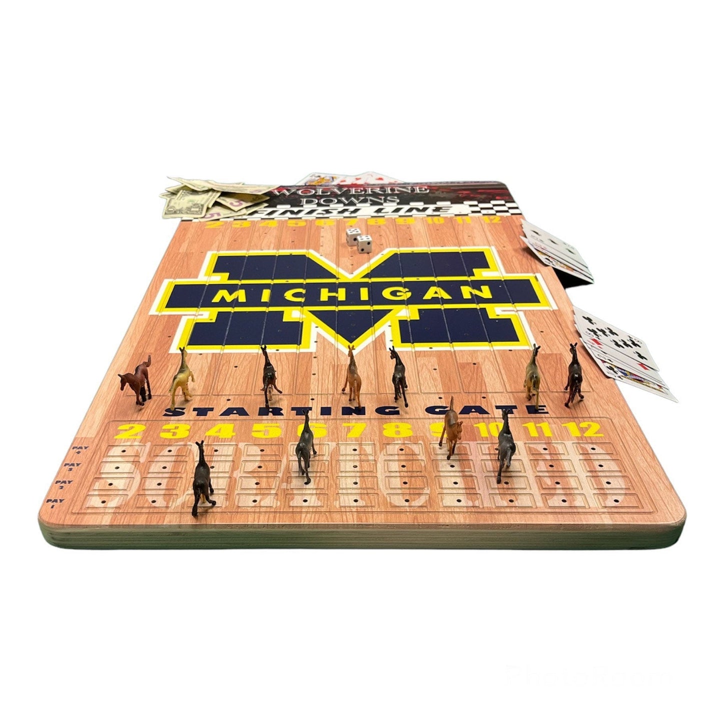 Sports Theme Horse Race Game