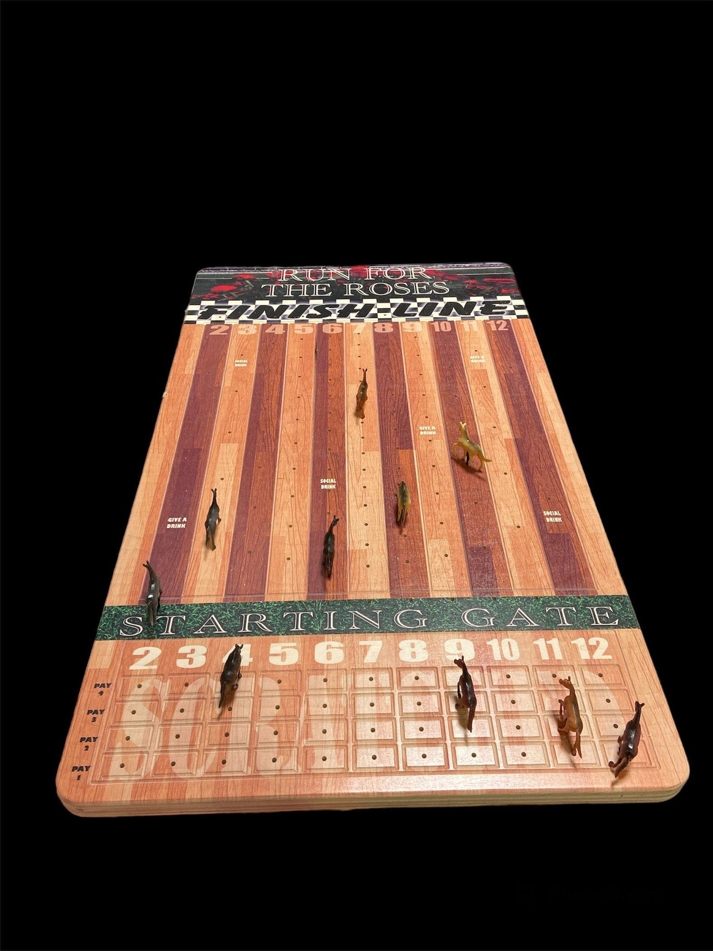 XL Horse Race Party Game - New Heavy Duty Metal Horse Numbered 2-12