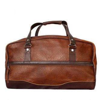 Bison Leather Weekender Duffel