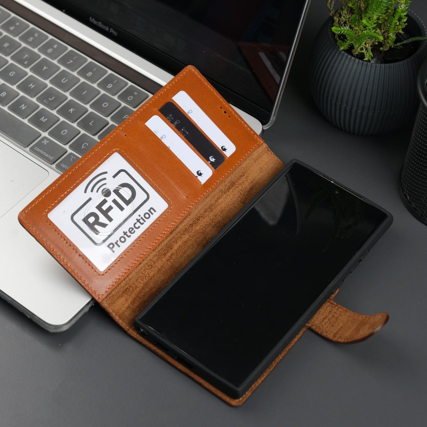 Leather Samsung Galaxy S25 Ultra Wallet Case | Buffalo