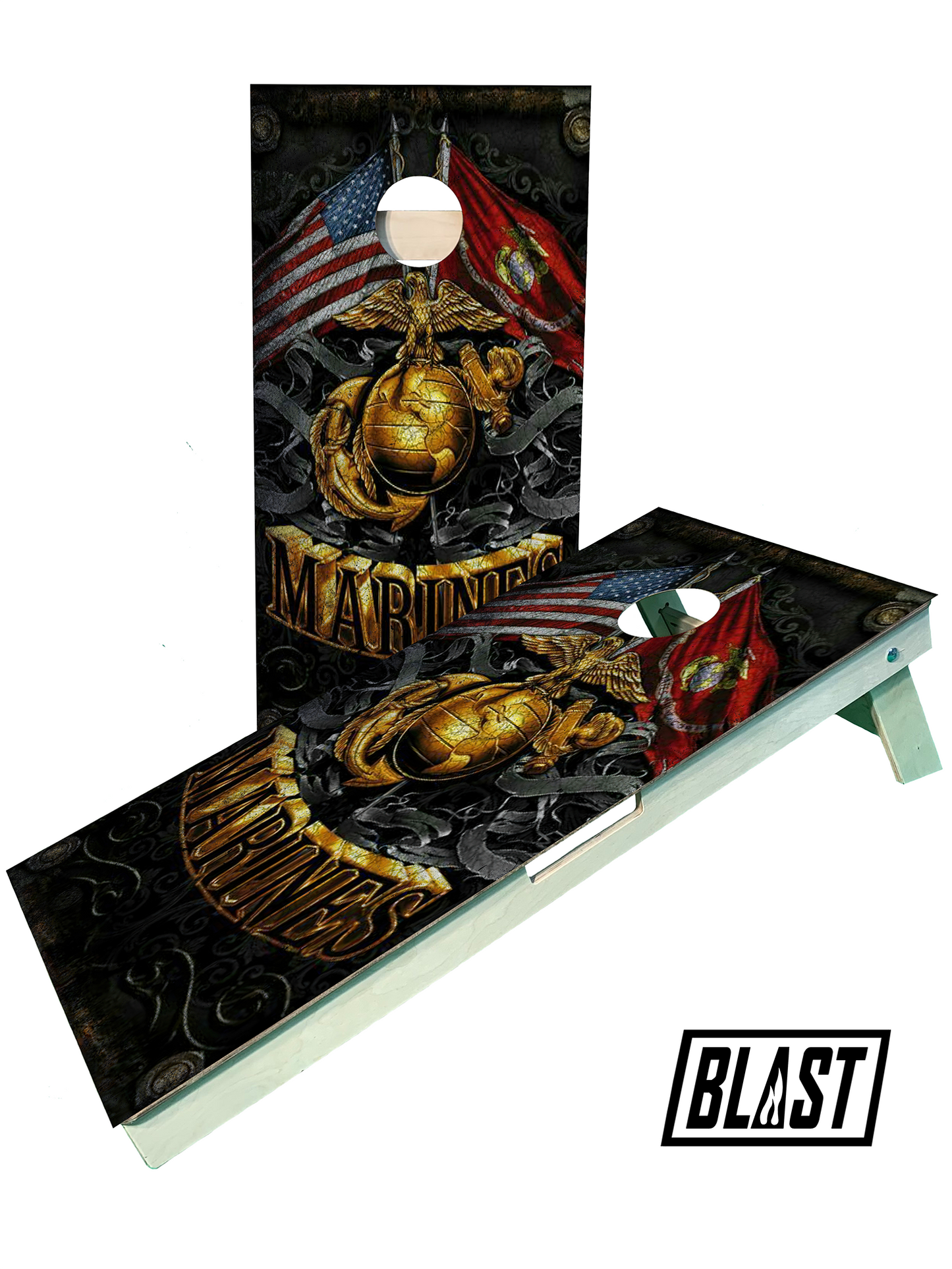 Marine 4 Cornhole Set