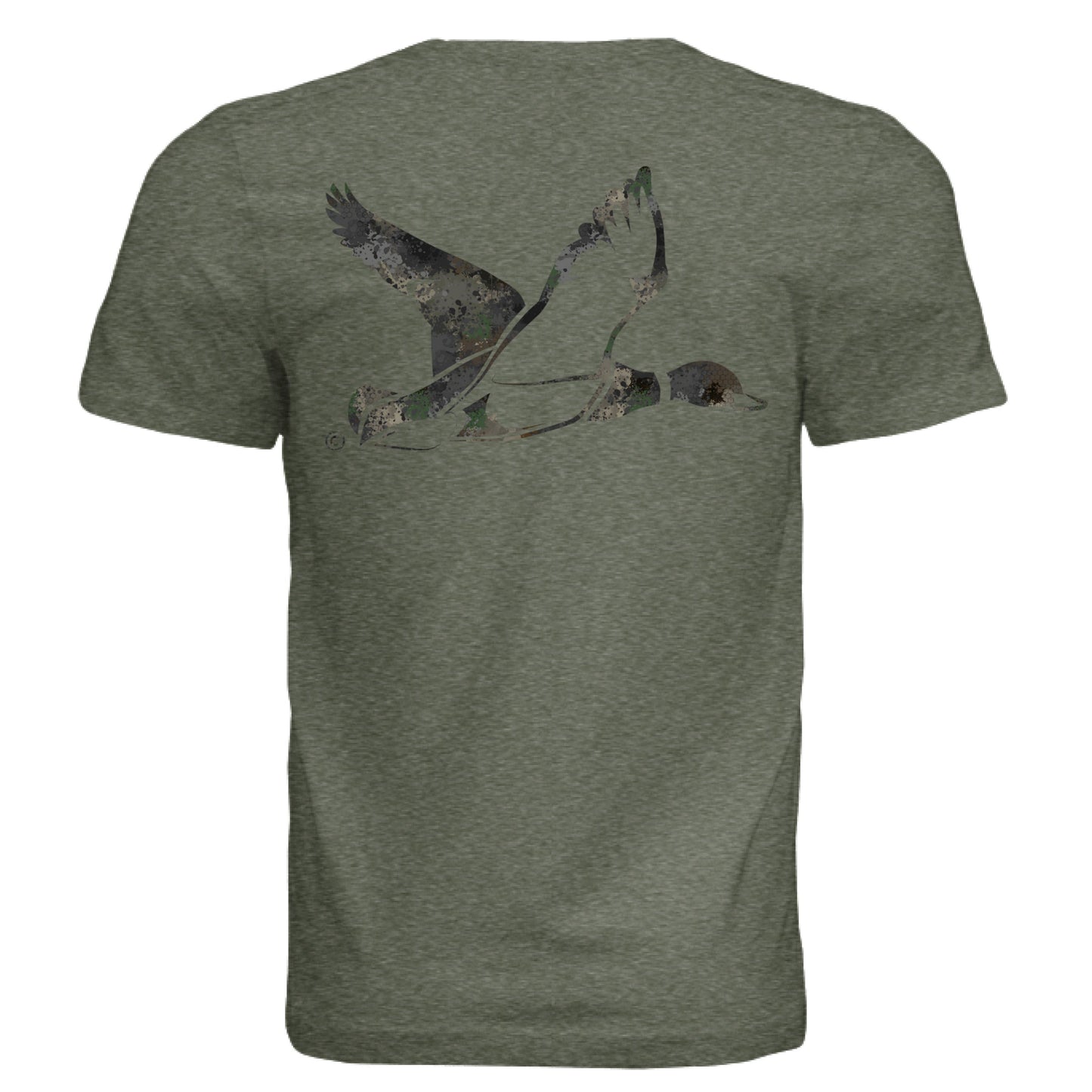Timber Splash Burst Camo Duck T-Shirt
