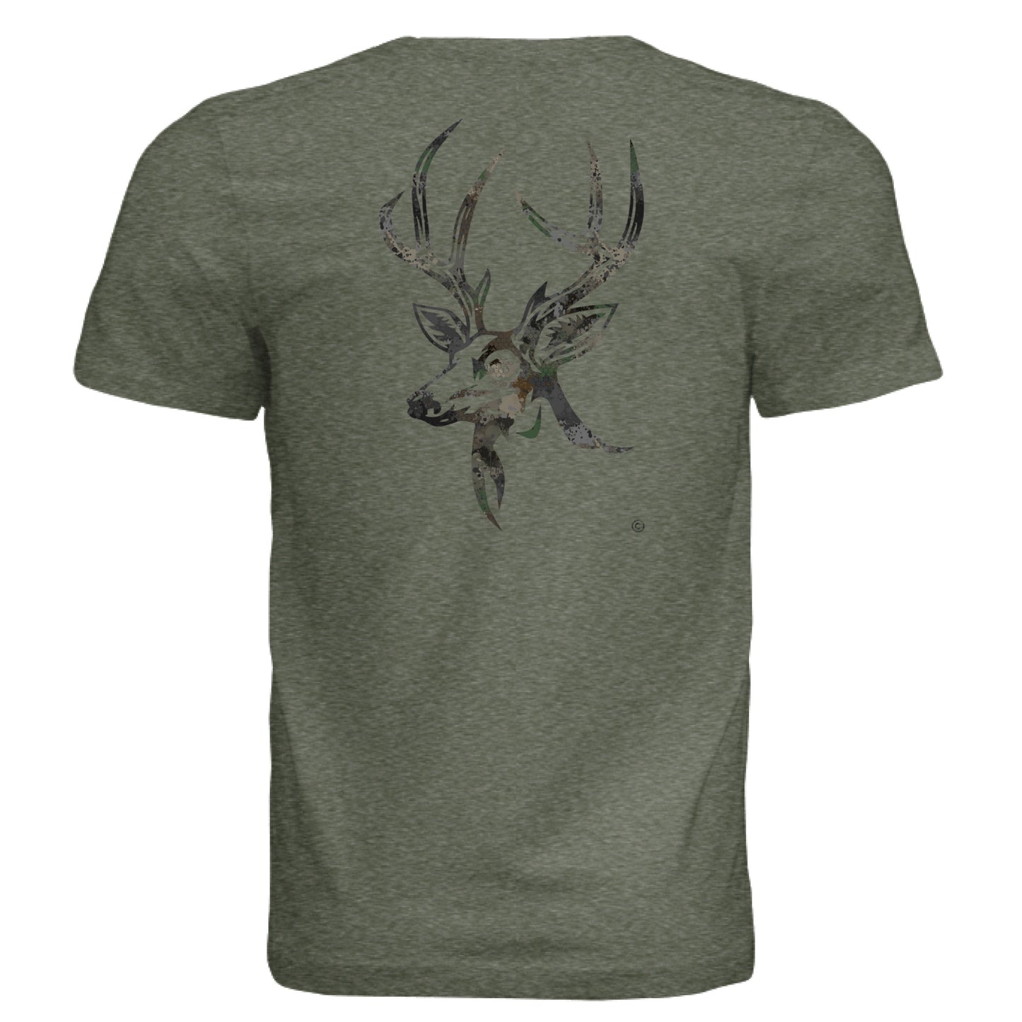 Timber Splash Burst Camo Buck T-Shirt
