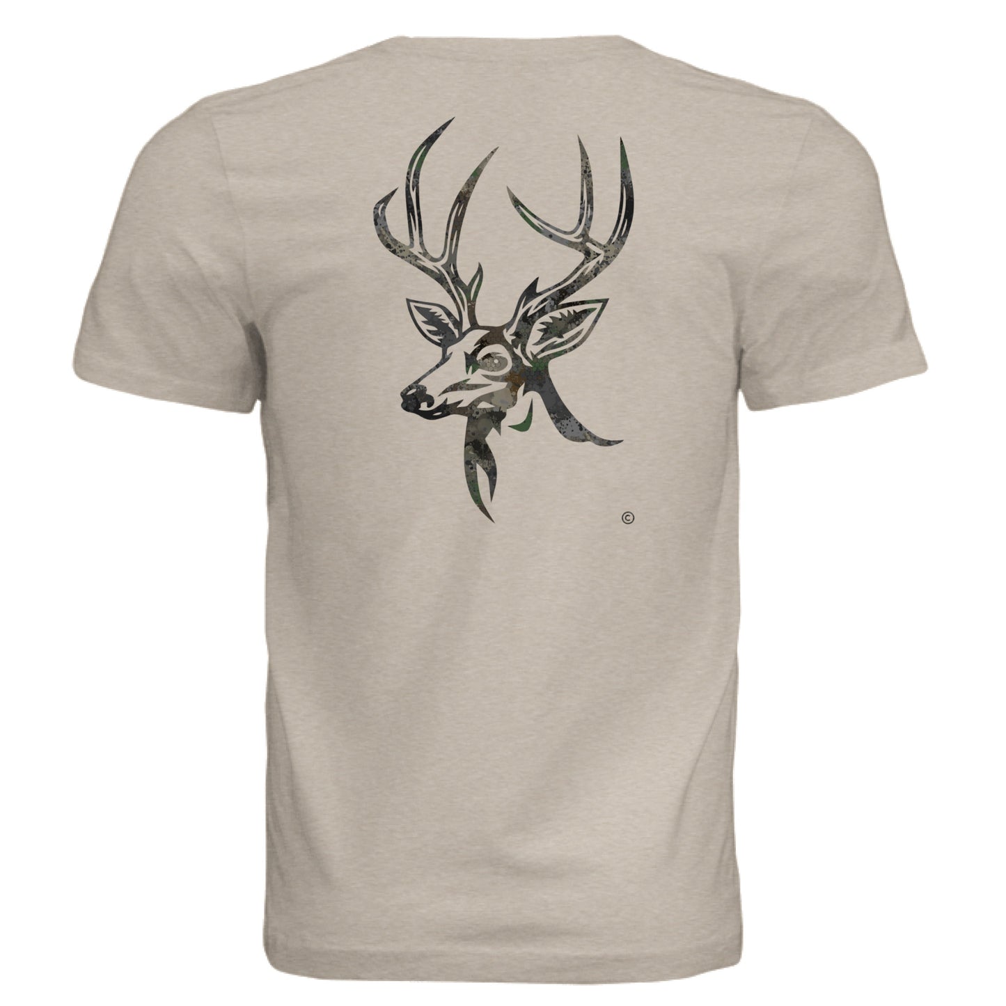 Timber Splash Burst Camo Buck T-Shirt