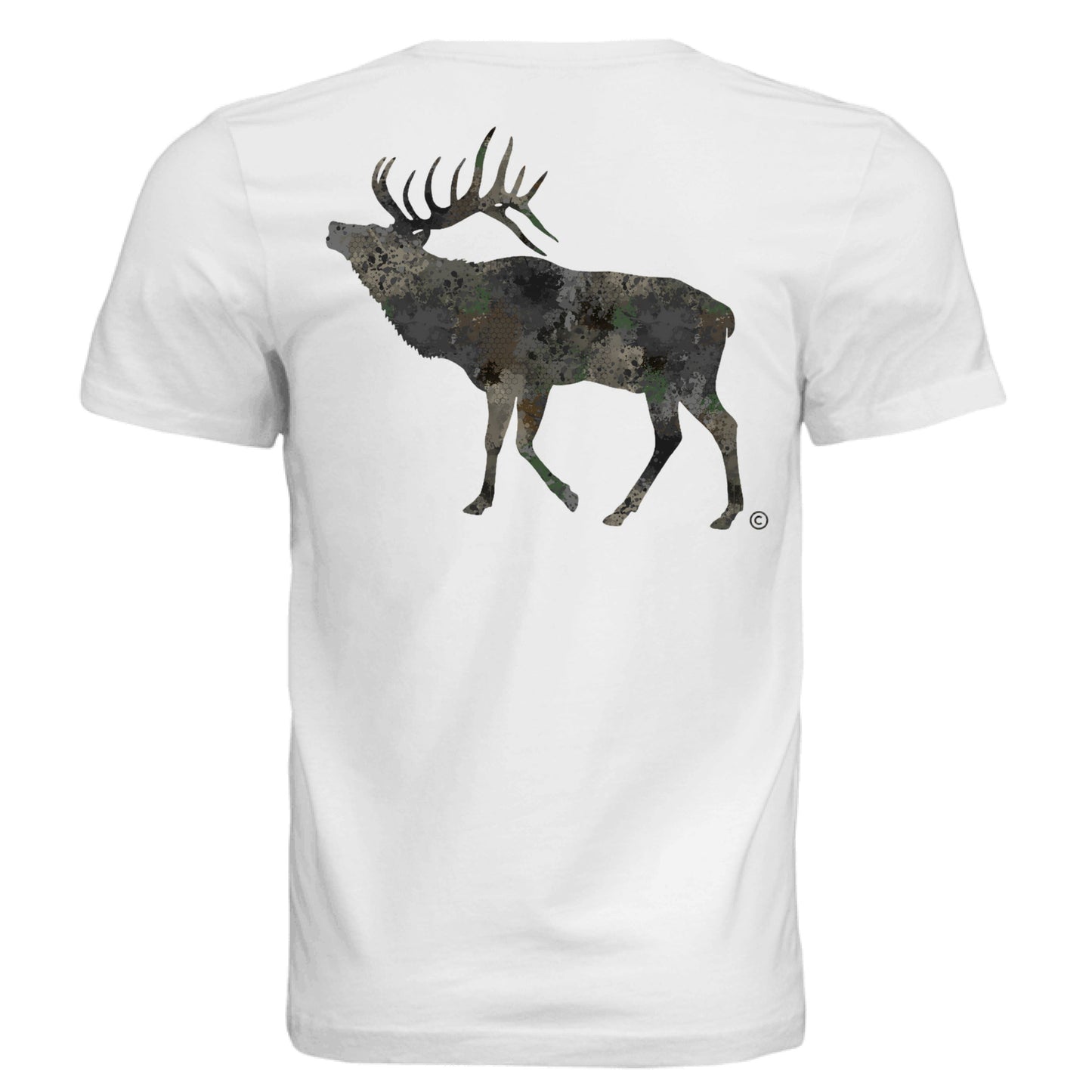 Timber Splash Burst Camo Elk T-Shirt
