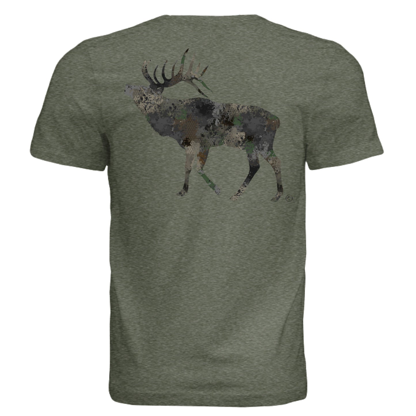 Timber Splash Burst Camo Elk T-Shirt