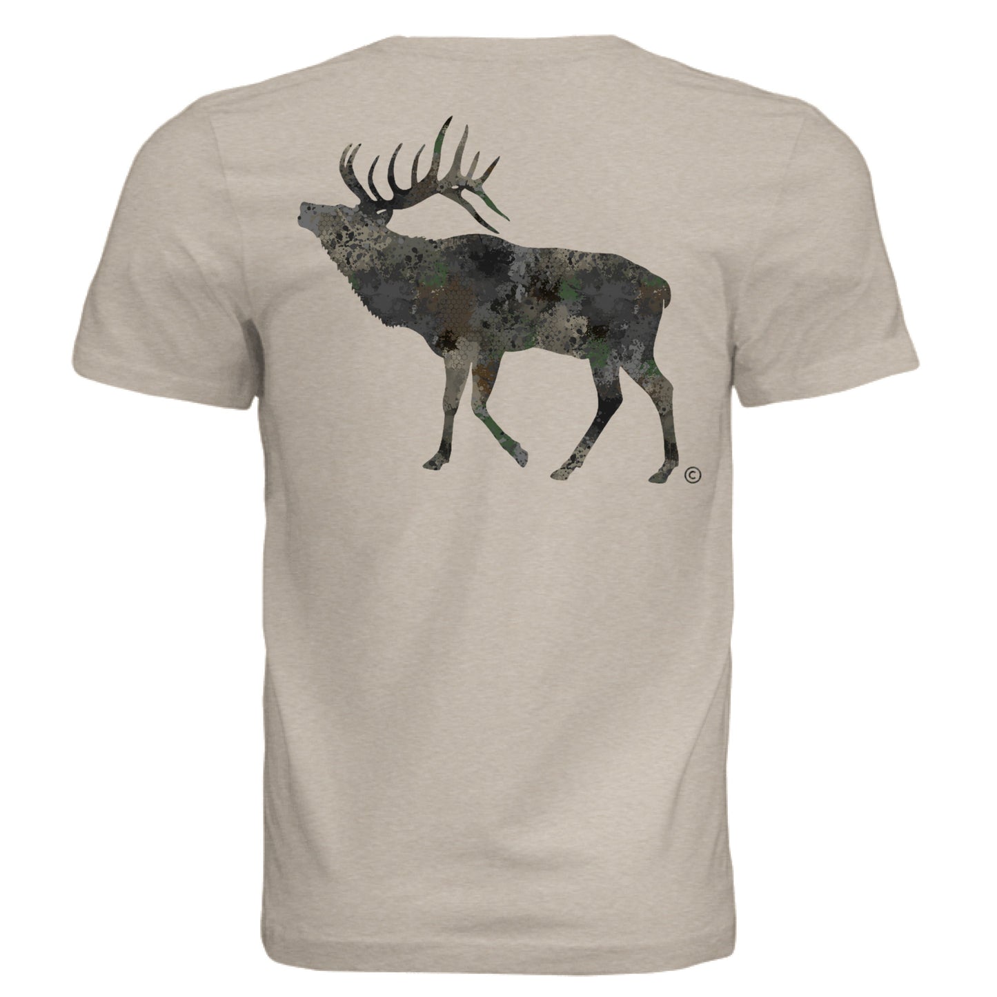 Timber Splash Burst Camo Elk T-Shirt
