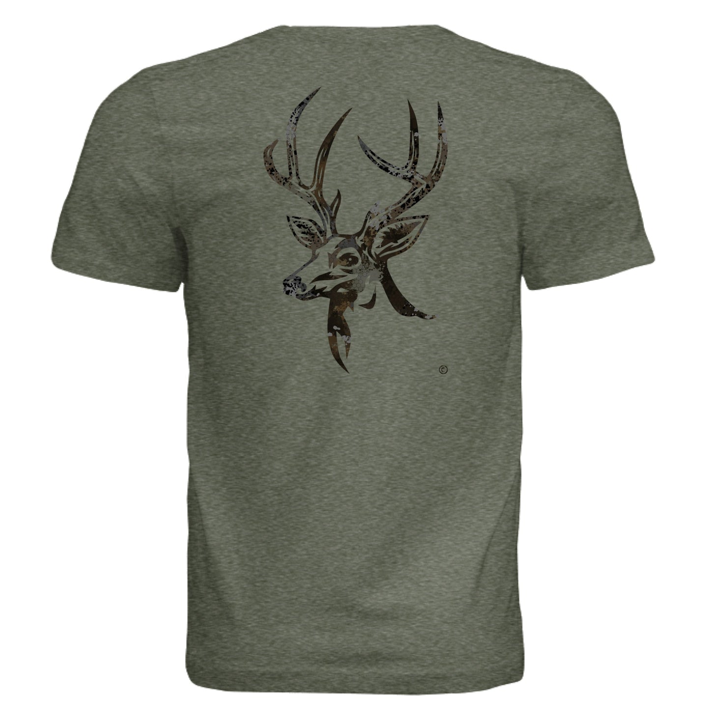 Harvest Splash Burst Camo Buck T-Shirt