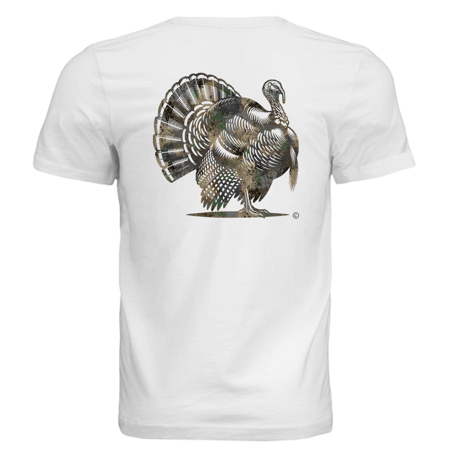 Forest Splash Burst Camo Turkey T-Shirt