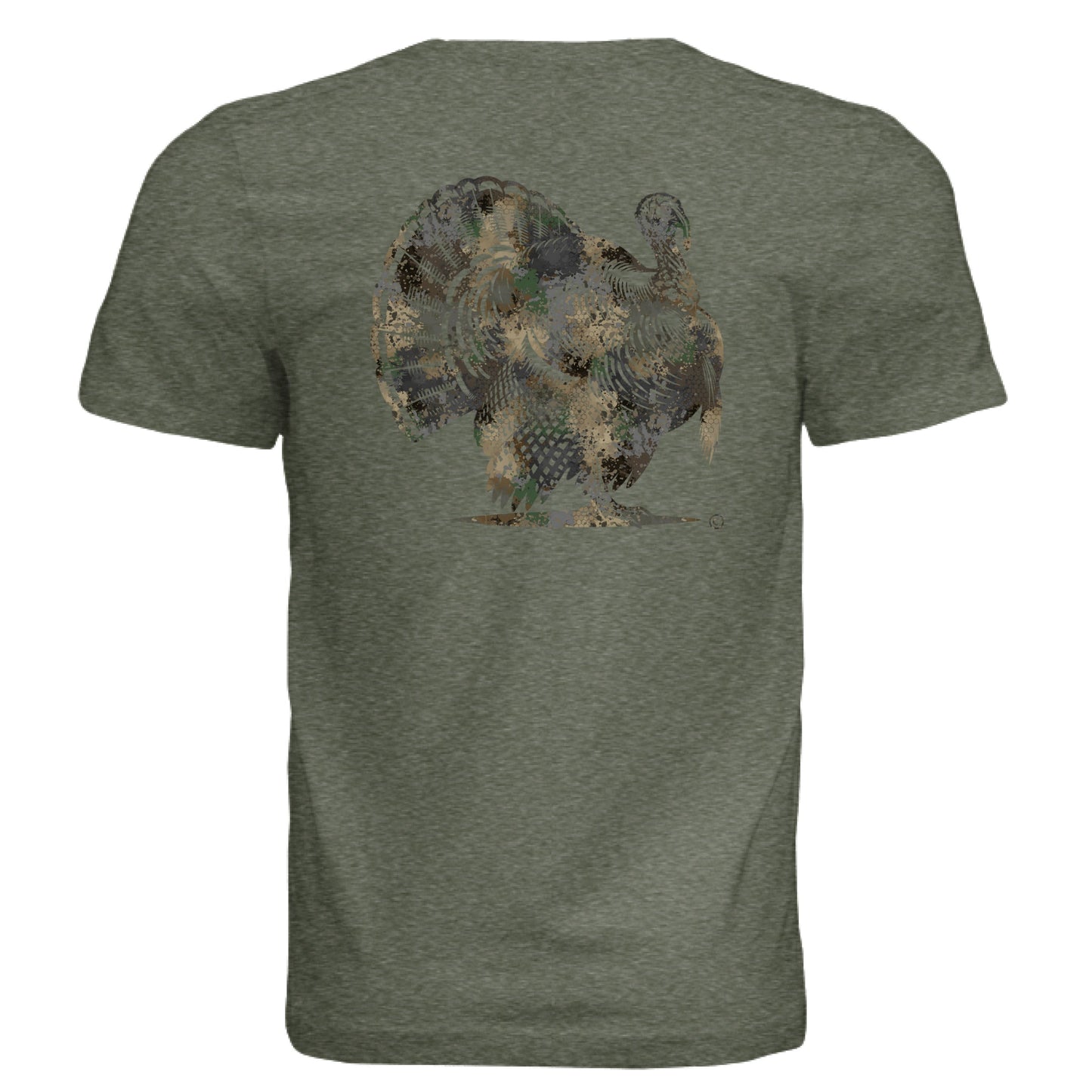 Forest Splash Burst Camo Turkey T-Shirt