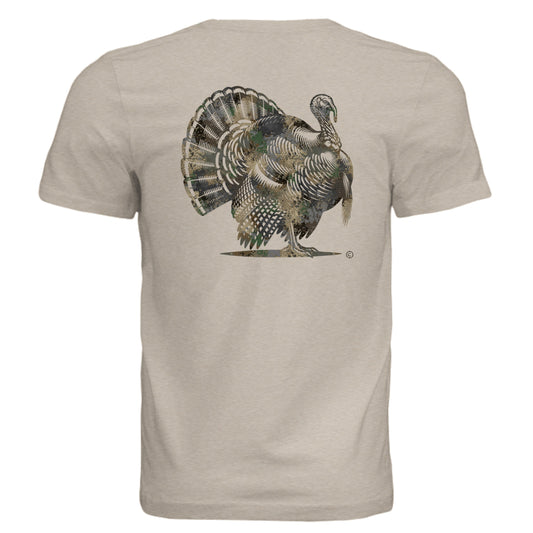 Forest Splash Burst Camo Turkey T-Shirt