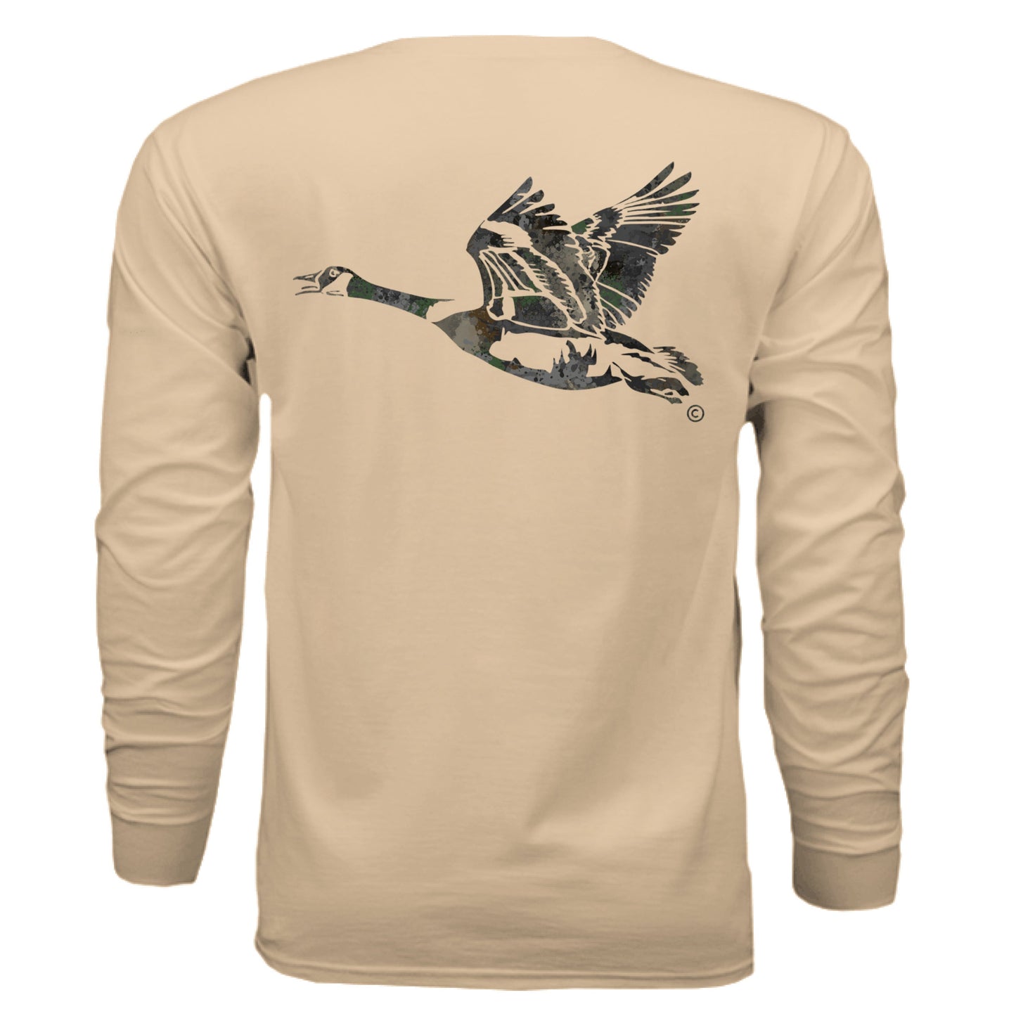Timber Splash Burst Camo Goose Long Sleeve T-Shirt