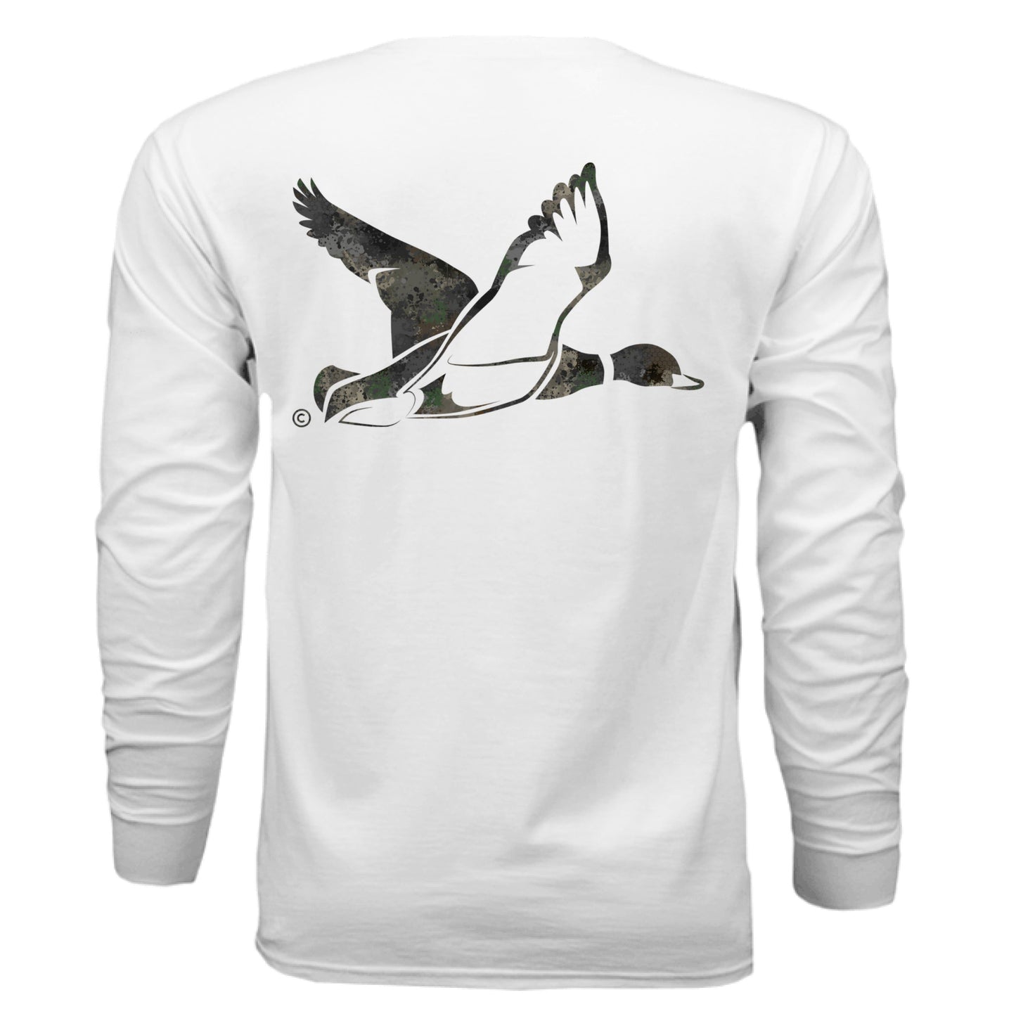 Timber Splash Burst Camo Duck Long Sleeve T-Shirt