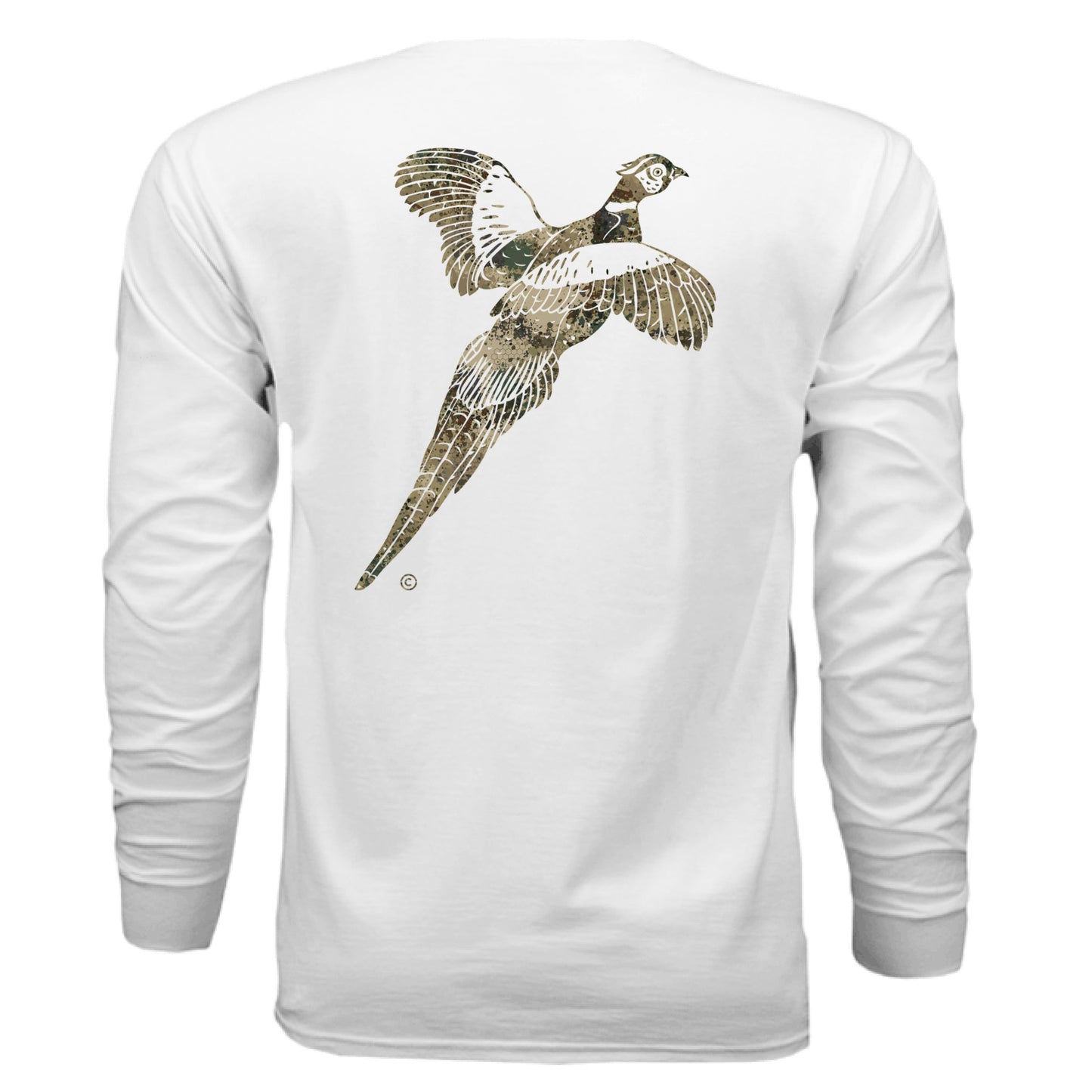 Upland Splash Burst Camo Pheasant Long Sleeve T-Shirt